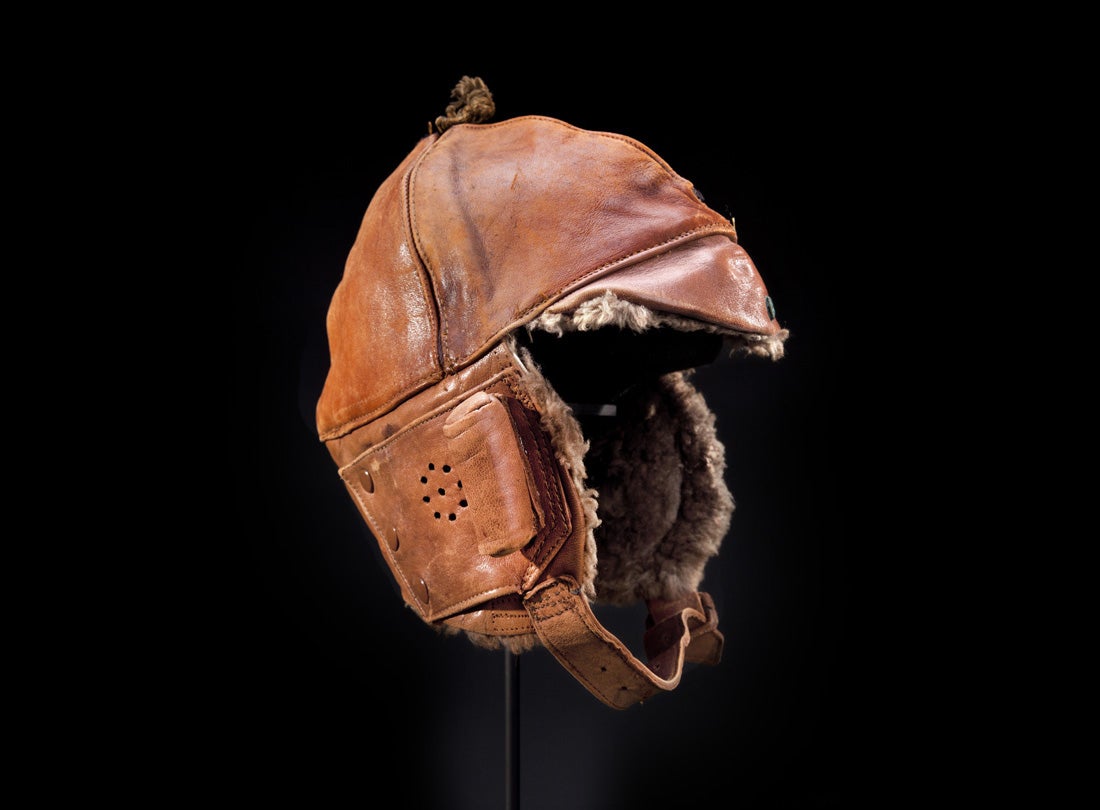 Royal Air Force flight helmet  c. 1918