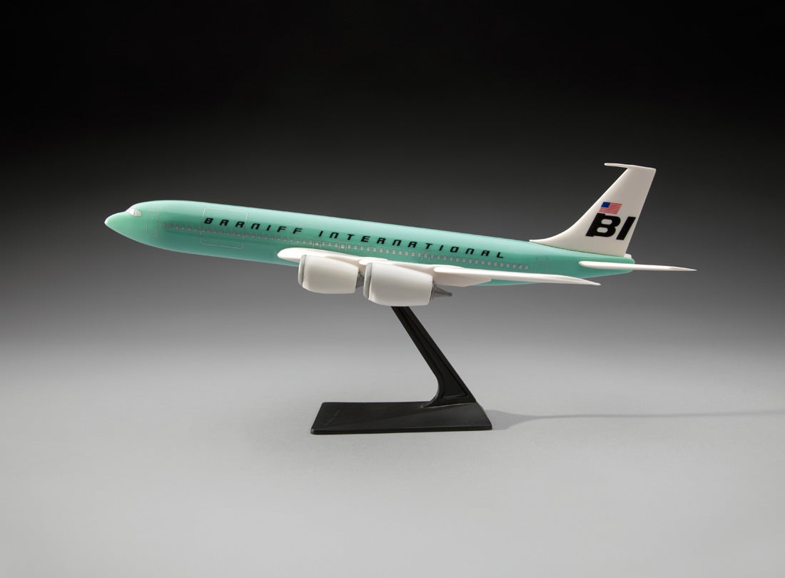 Braniff International Airways Boeing 707 model aircraft  1980s