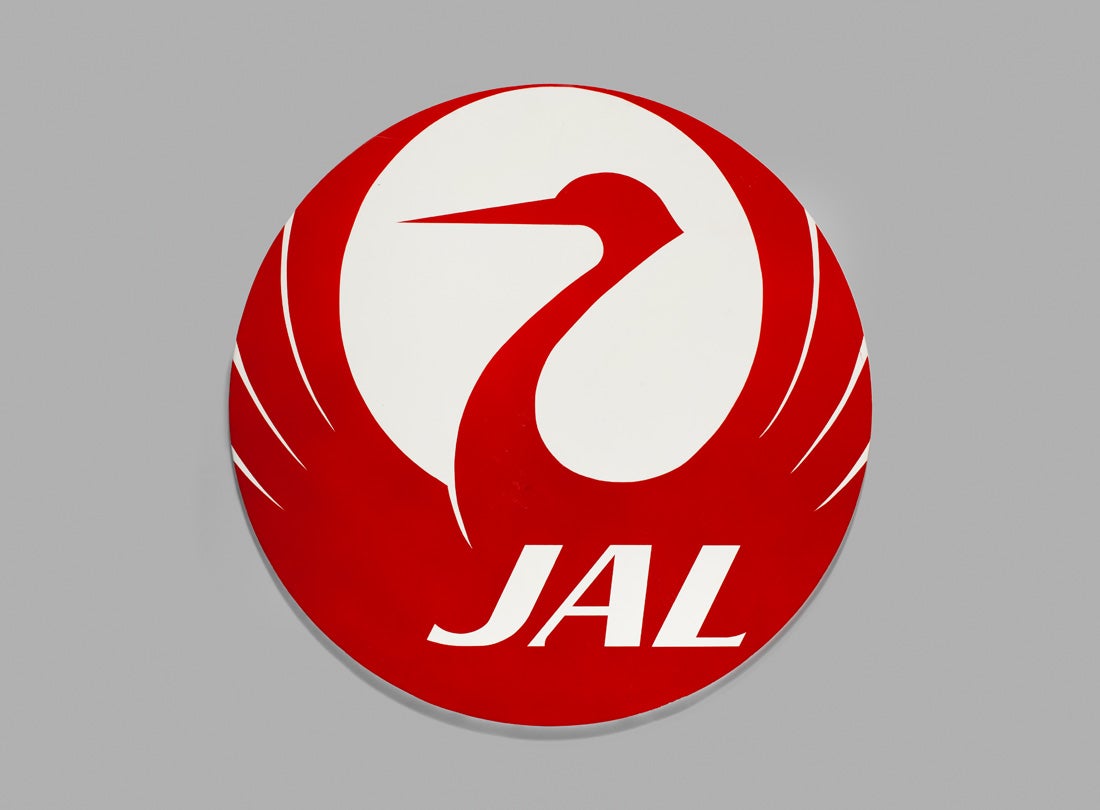 JAL (Japan Air Lines) wall sign  c. 1975