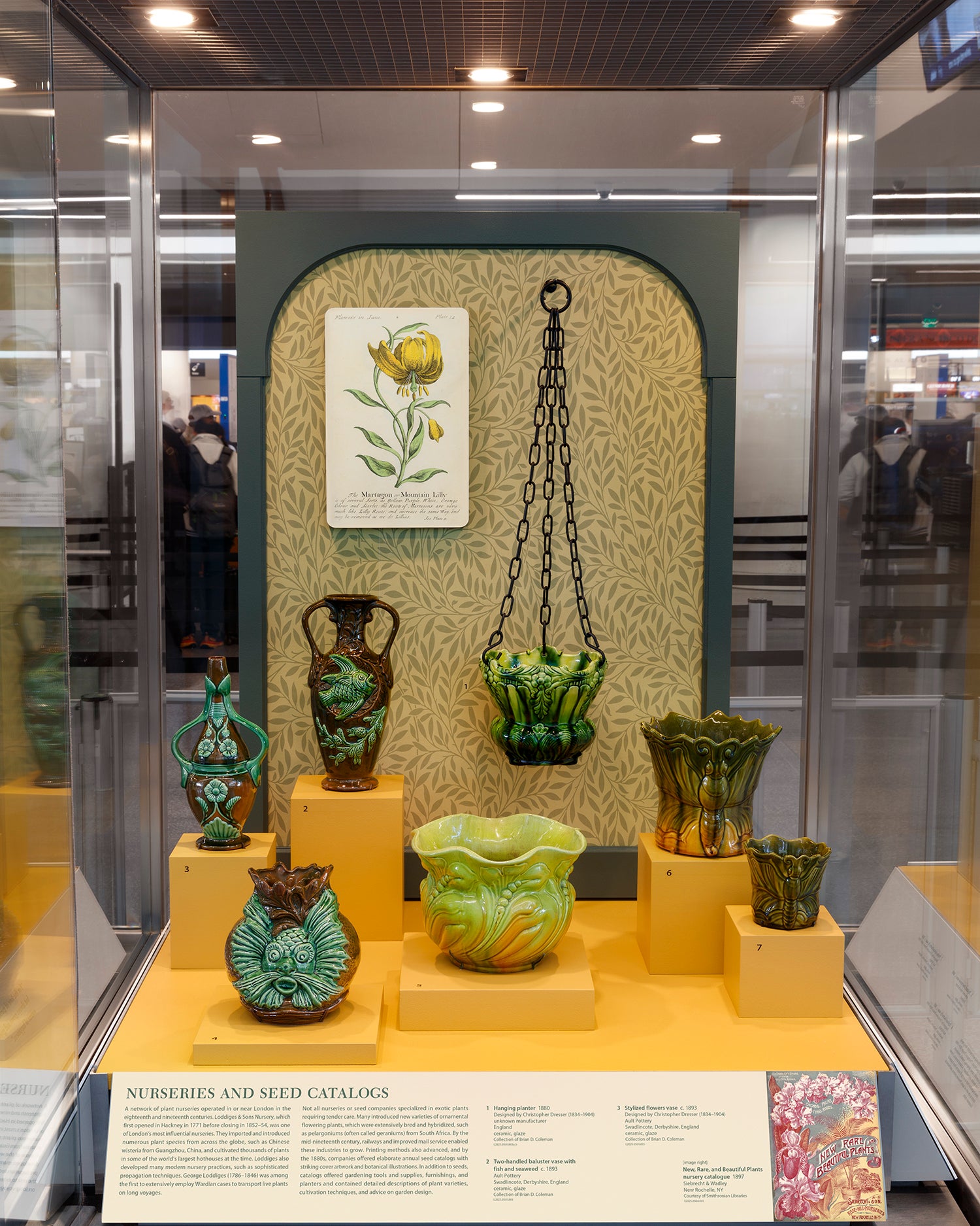 SFO Museum Gallery Photo Indoor Eden: Victorian Jardinières