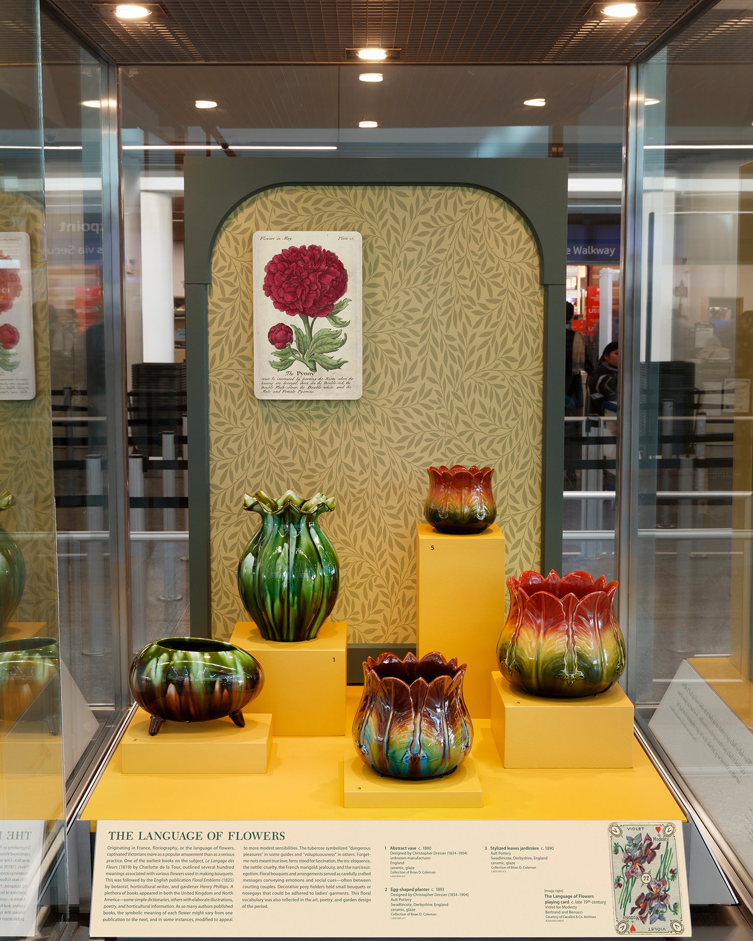 SFO Museum Gallery Photo Indoor Eden: Victorian Jardinières