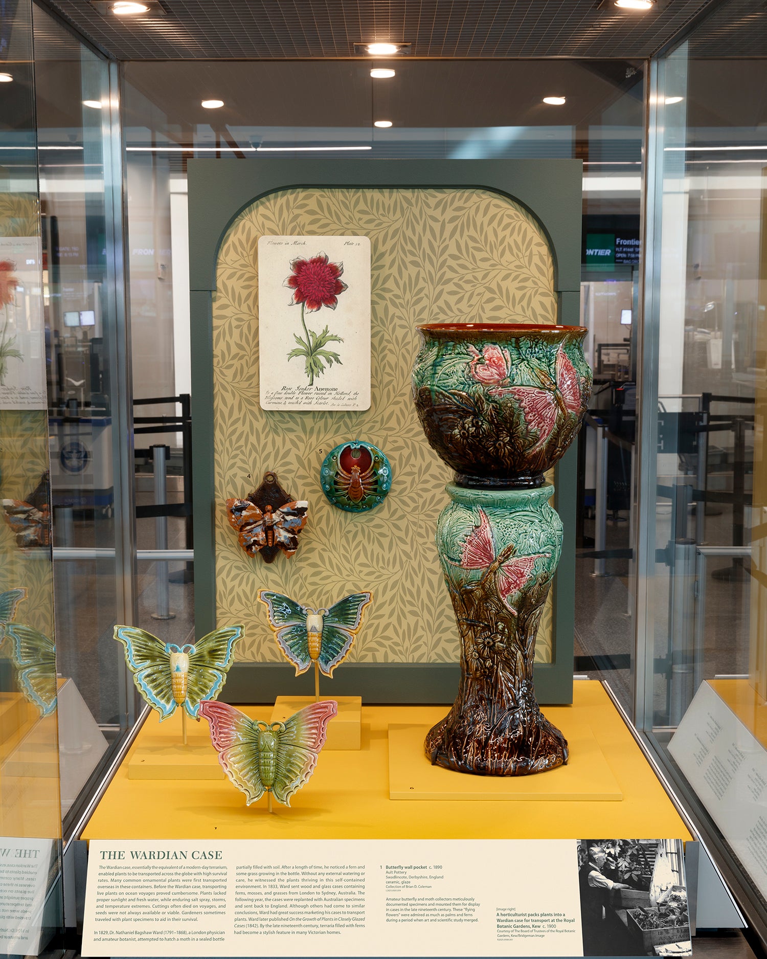 SFO Museum Gallery Photo Indoor Eden: Victorian Jardinières