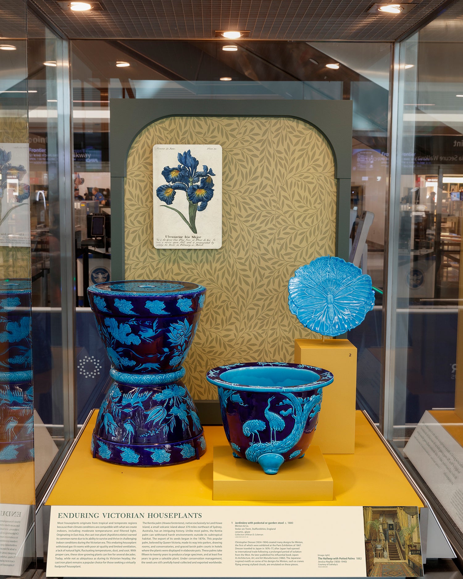 SFO Museum Gallery Photo Indoor Eden: Victorian Jardinières