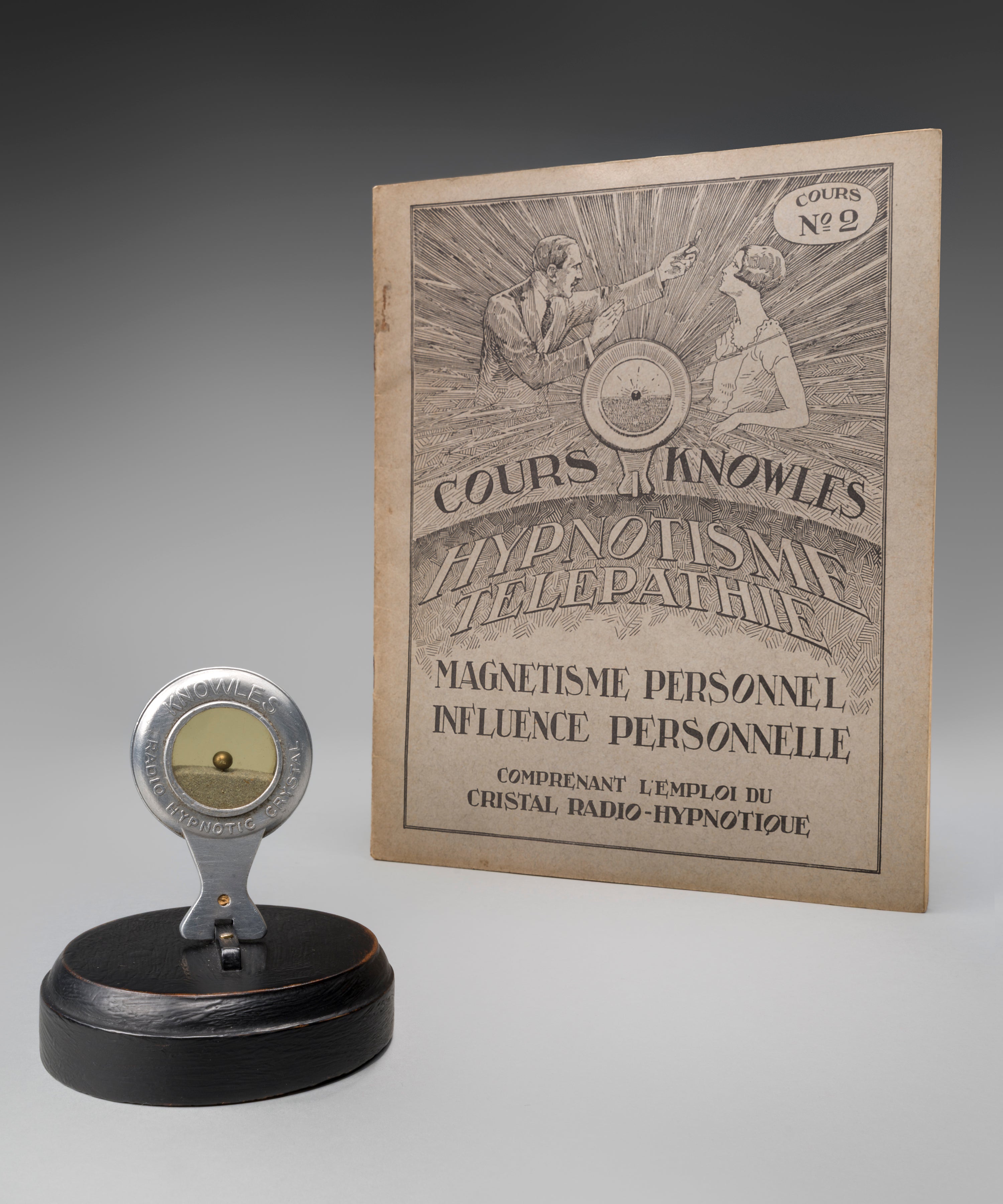 Elmer Knowles’ Radio Hypnotic Crystal and instructional booklet  c. 1920s