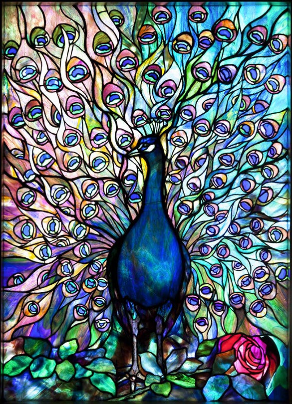Peacock panel  c. 1910–15