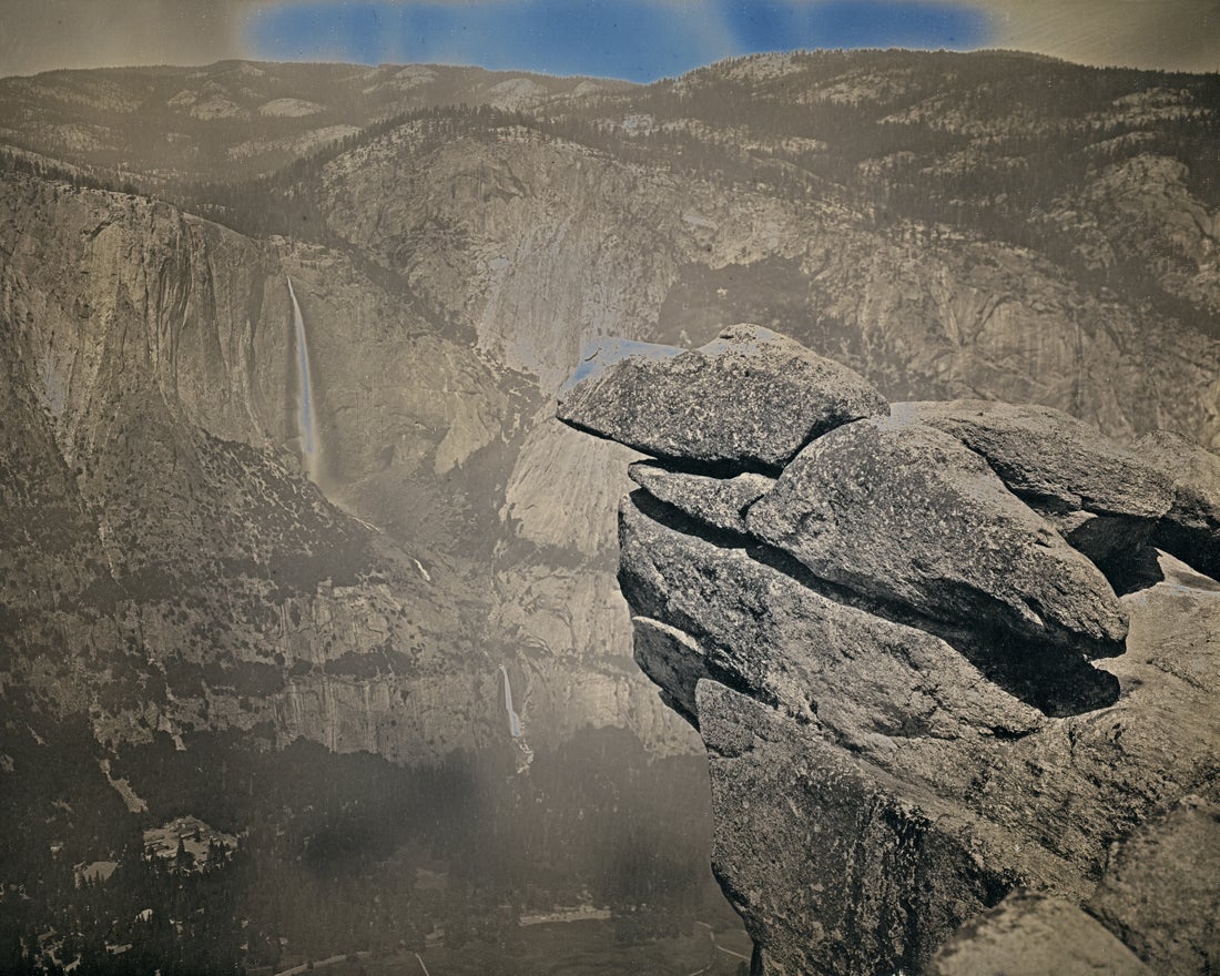 Overhanging Rock Glacier Point, Yosemite, California