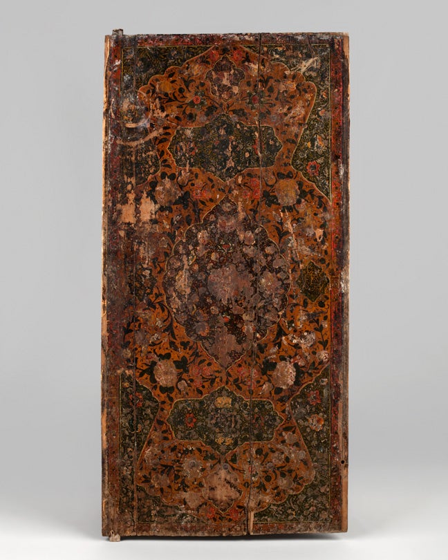 Door 1600s–1700s Iran lacquered wood