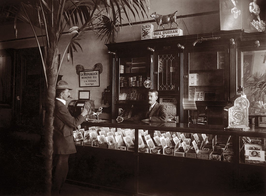 Cigar store  c. 1910