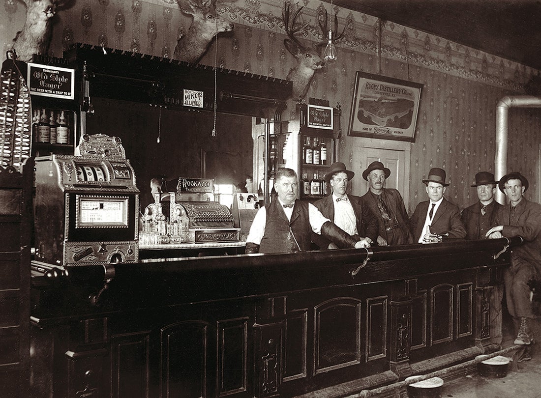 Saloon interior  1912