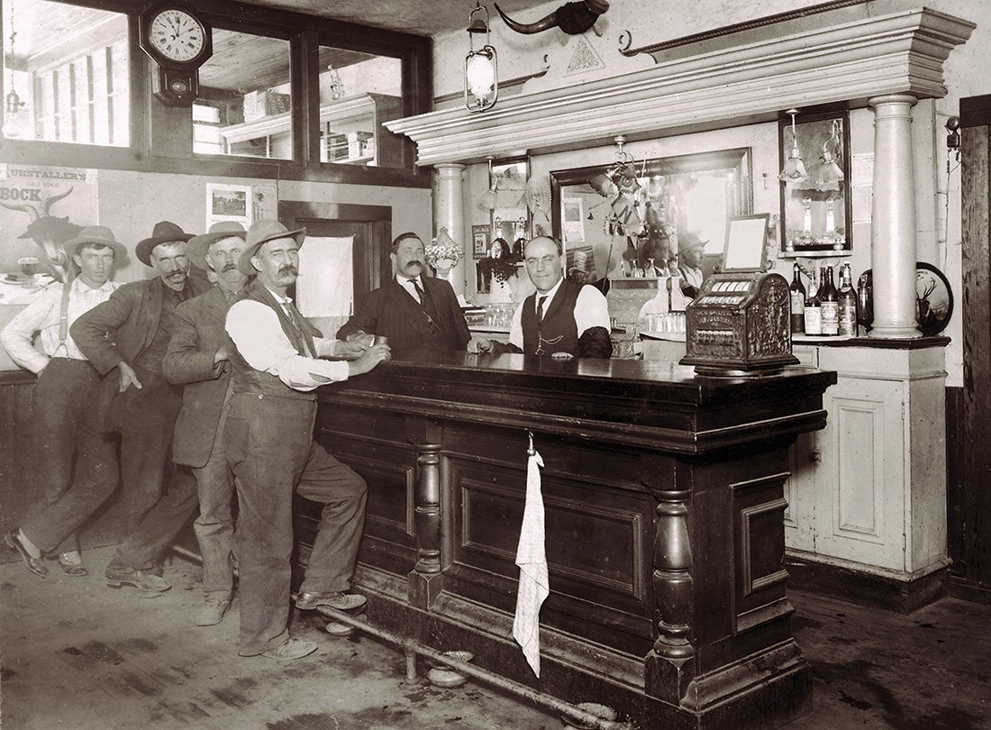 Saloon interior  c. 1902