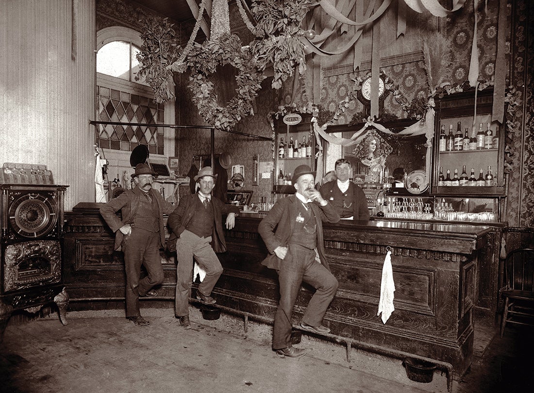 Saloon interior  c. 1905
