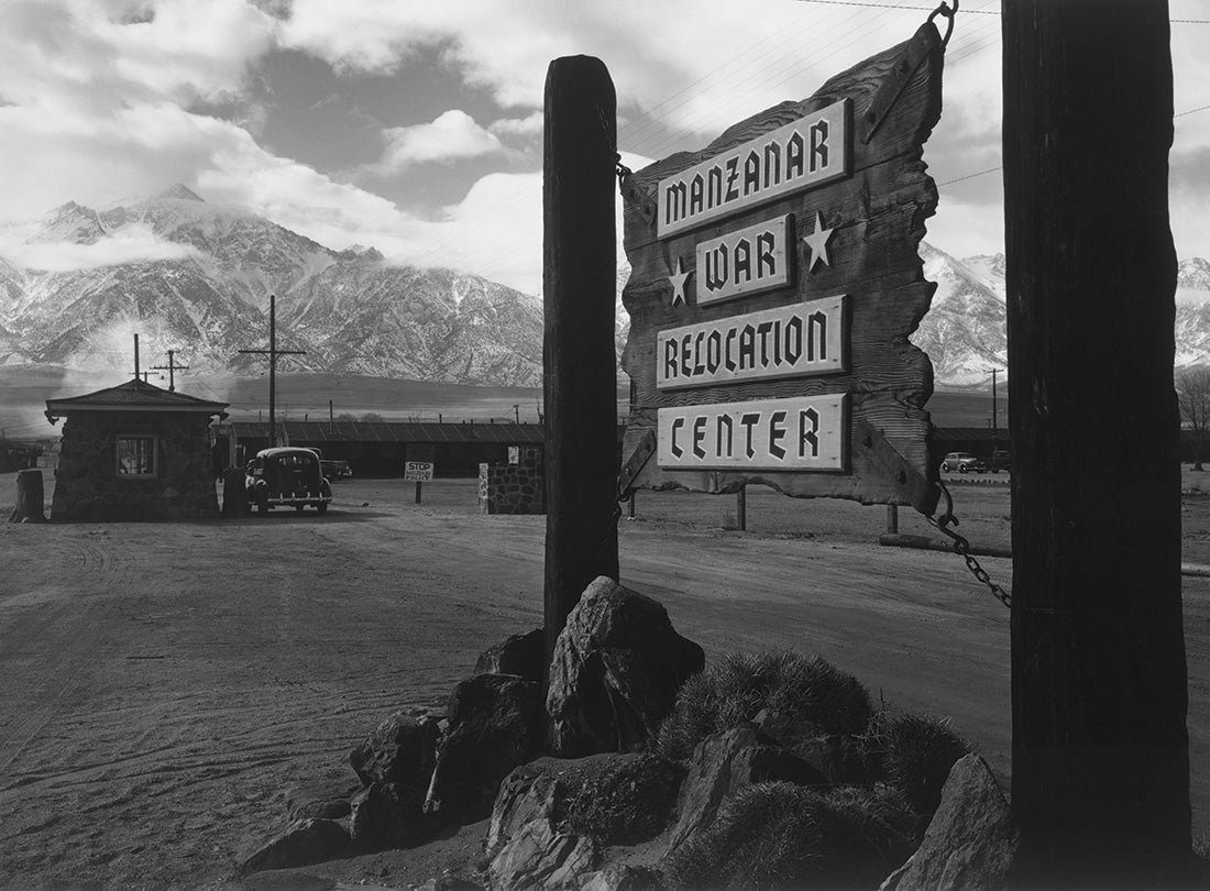 Entrance to Manzanar  1943