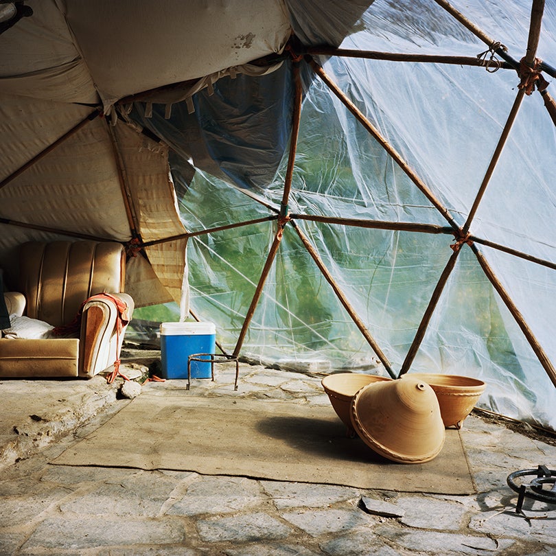 Geodesic dome, Sierra del Hacho, Spain  2013
