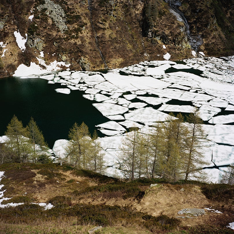 Lake of Laghetto, Alps, France  2013