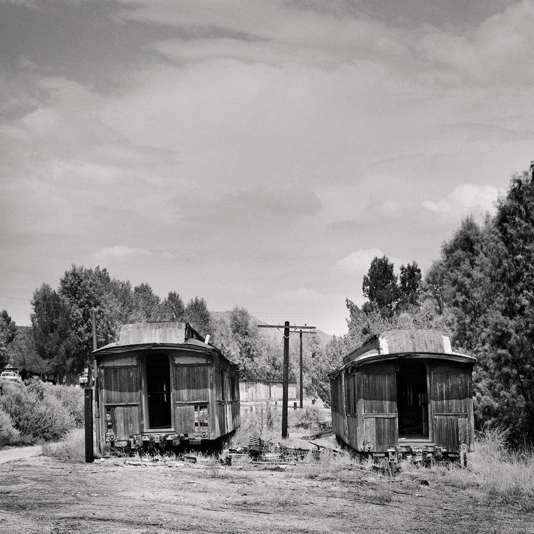 Wooden Train Cars, Jacumba, California  2003/2012