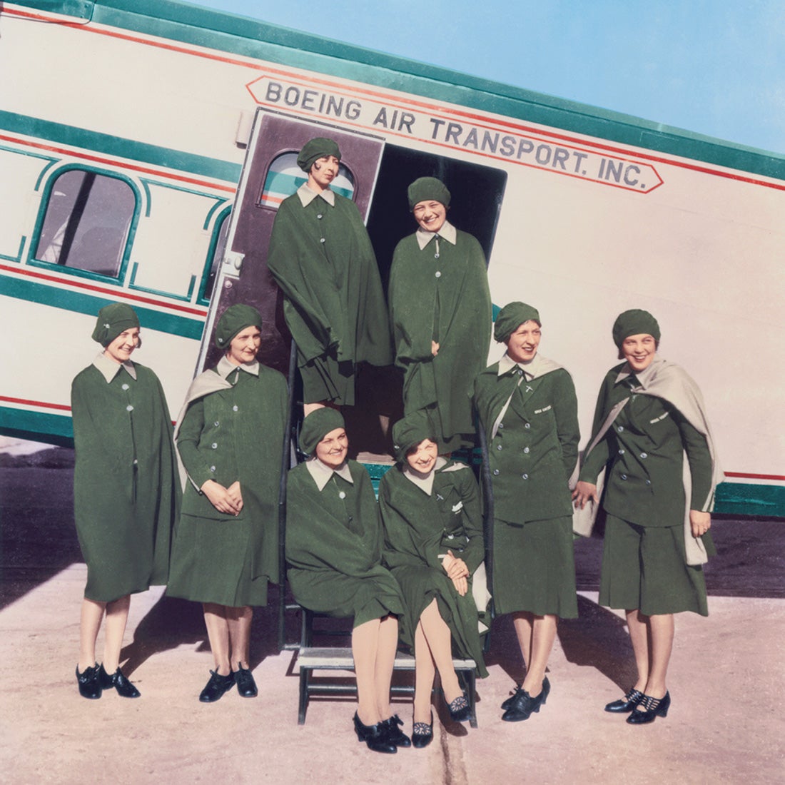 Boeing Air Transport stewardesses  1930