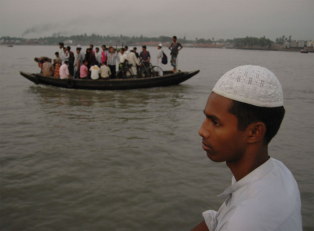 Ferry Boat on Rupsha River, Khulna, Bangladesh  2009
