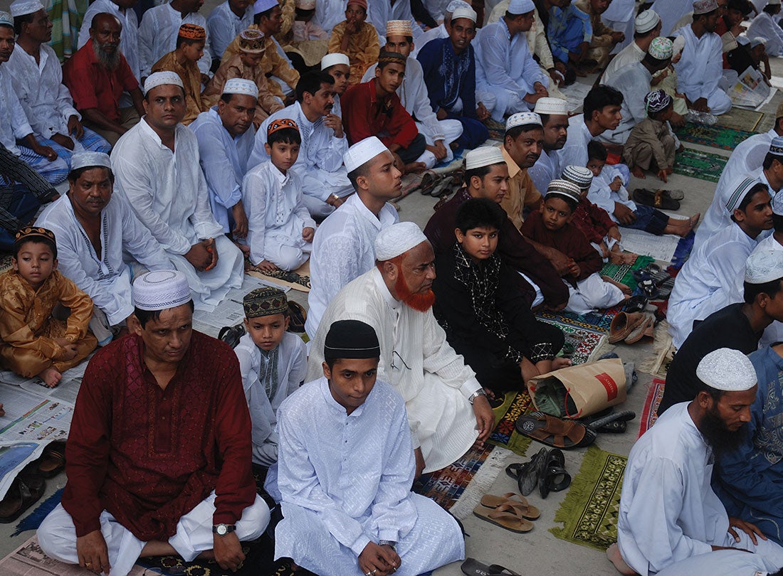 Eid in Mosque, Dinajpur, Bangladesh  2008