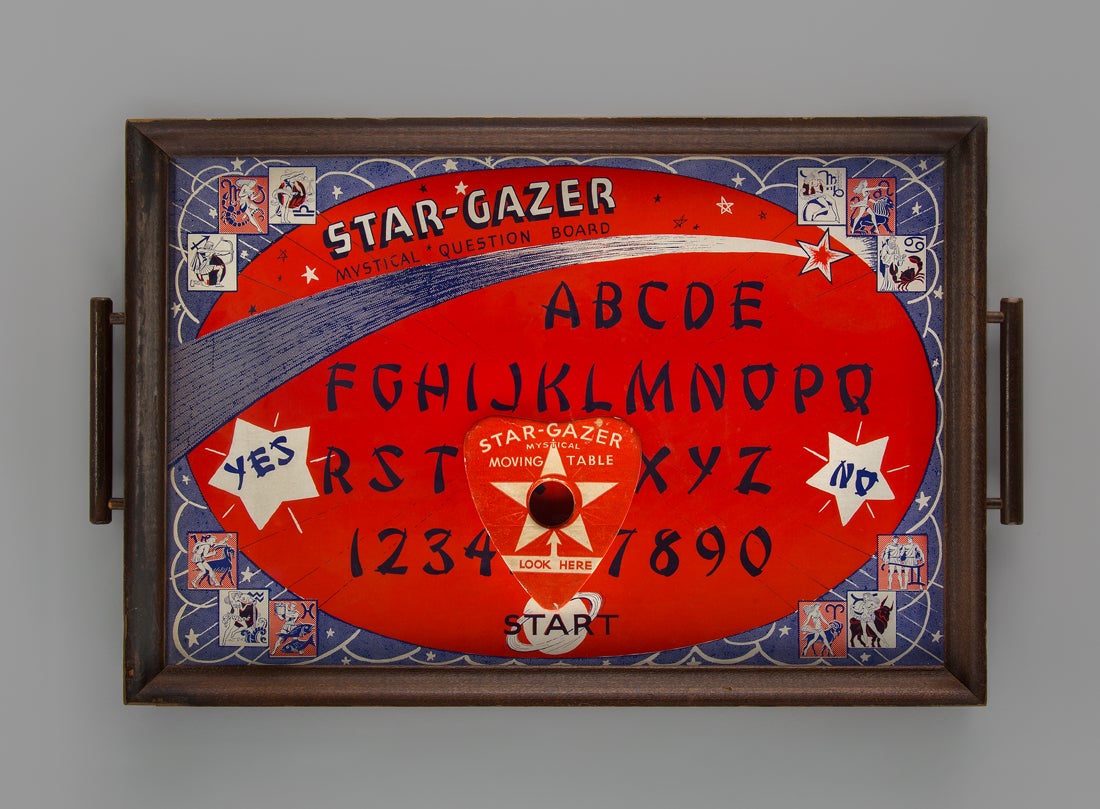 Star-Gazer Mystical Question Board Tray  c. 1944