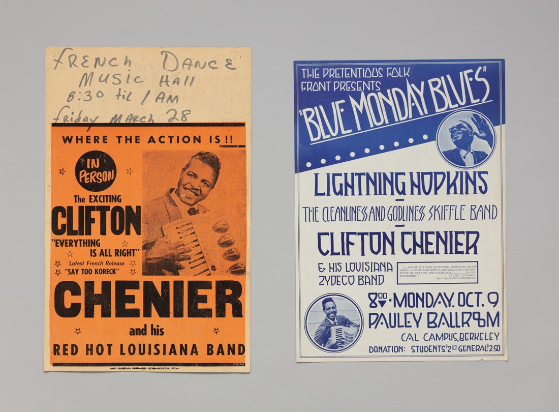 Blue Monday Blues poster 1967 and Red Hot Louisiana Band poster 1969