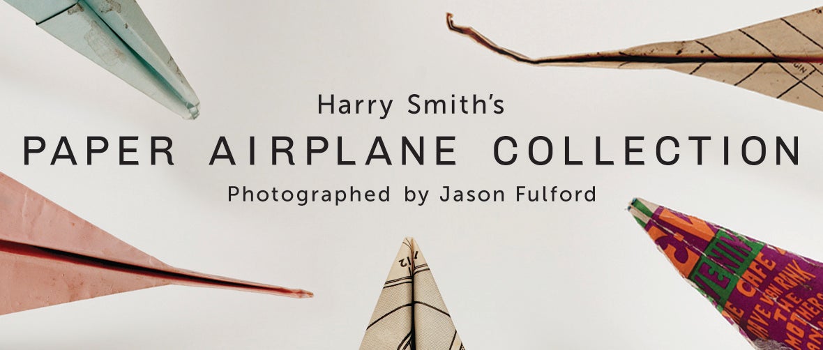 Harry Smith’s Paper Airplane Collection. Photographed by Jason Fulford