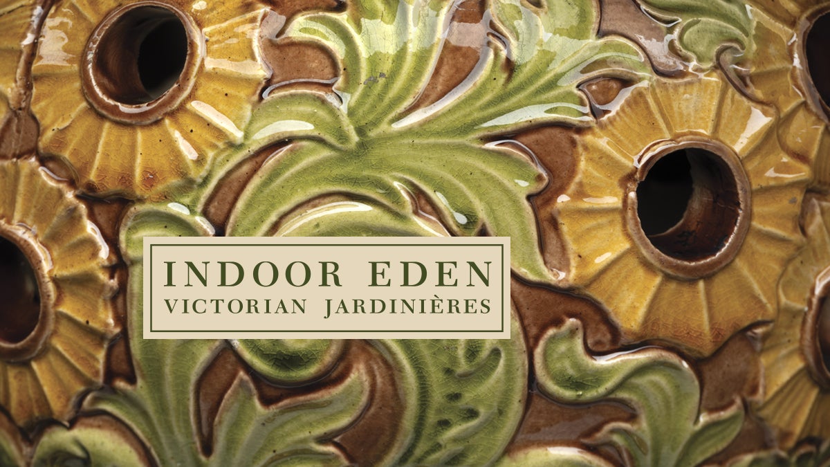 Indoor Eden: Victorian Jardinières Exhibition Graphic