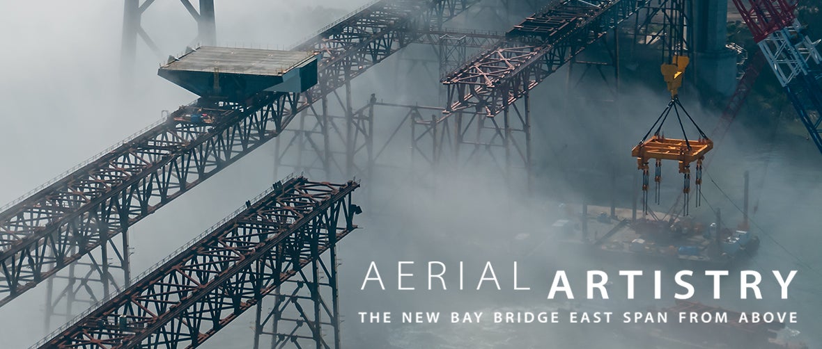 Aerial Artistry:  The New Bay Bridge East Span From Above