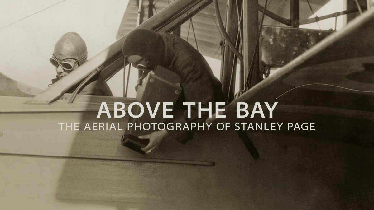 Stanley Page demonstrating with camera c. 1920