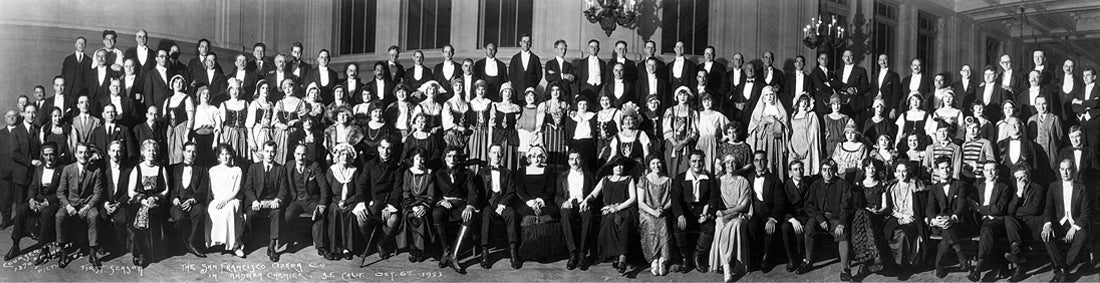The San Francisco Opera Company in Andrea Chénier  October 6, 1923