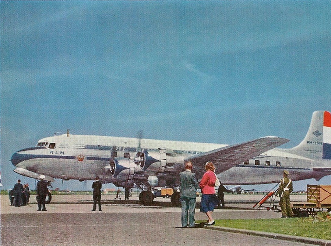 KLM (Koninklijke Luchtvaart Maatschappij) Royal Dutch Airlines Douglas DC-6 model aircraft