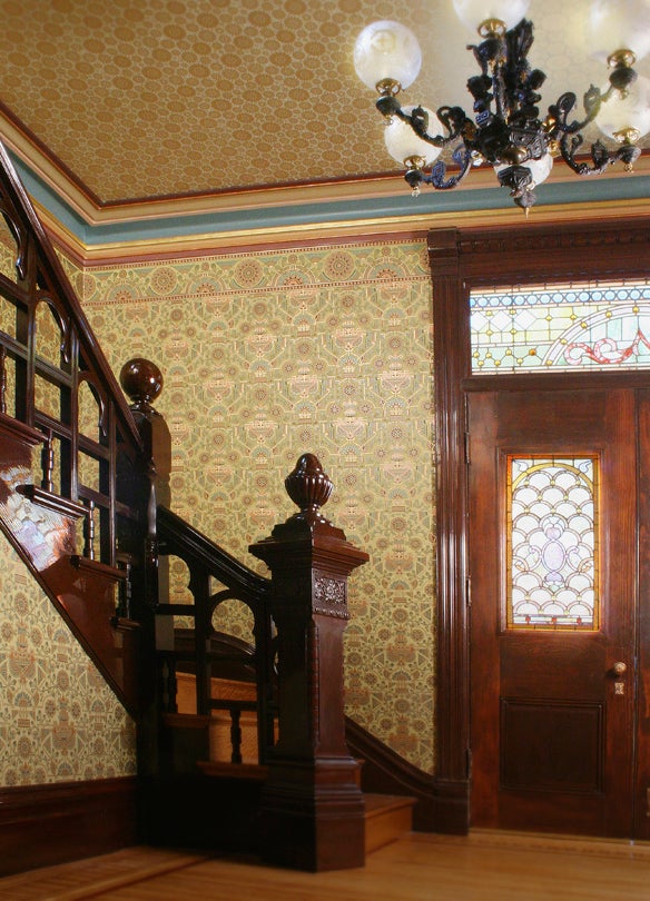 Centennial room set in a Victorian interior  2007 Alameda, California 