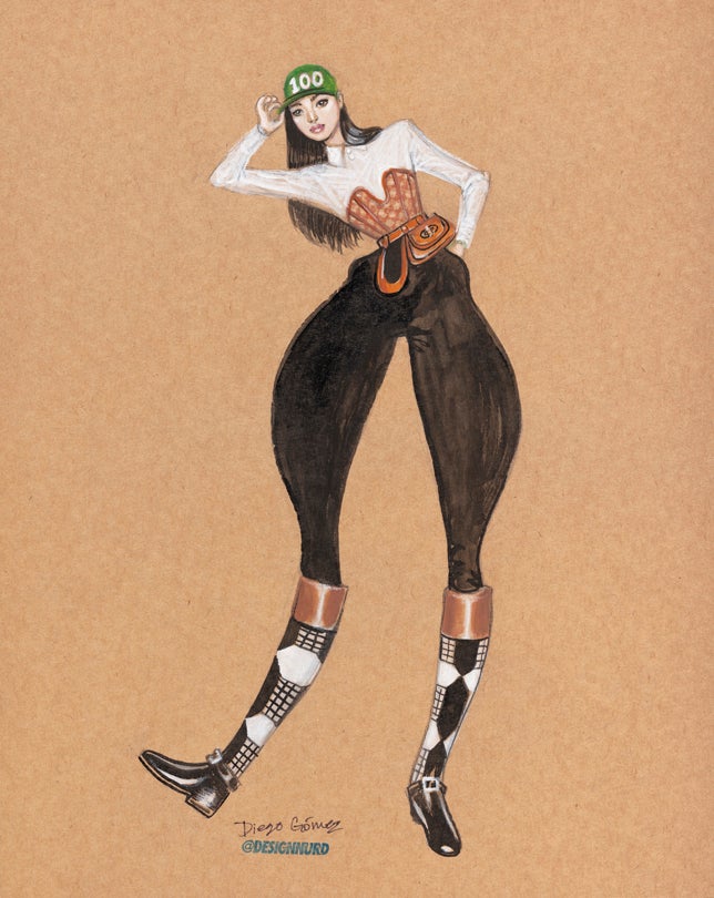 Diego Gomez Fashion Illustration, City College of San Francisco