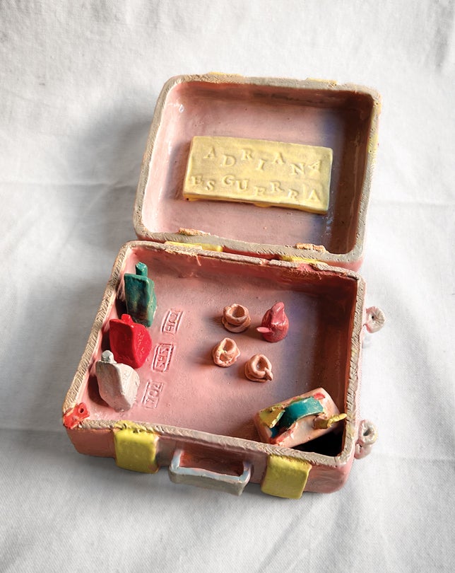 Pieces of Me  2022 Adriana Esguerra digital photograph of glazed sculpture  Courtesy of the artist and Martha Anne Kuntz, Notre Dame High School, Belmont