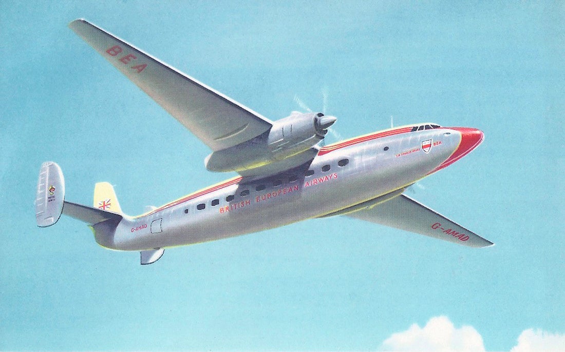 BEA Airspeed AS.57 Ambassador postcard