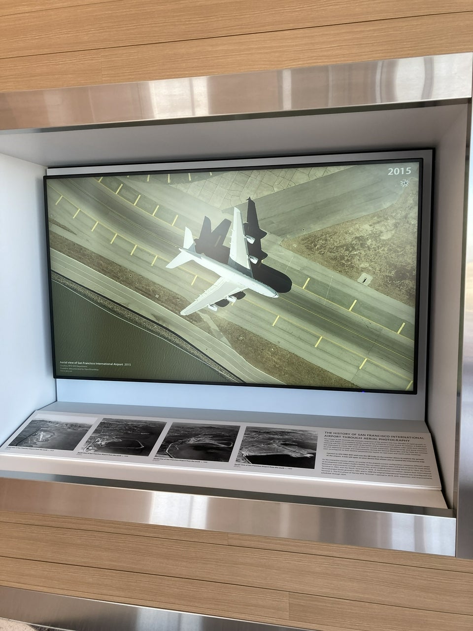 View of interactive monitor in SkyTerrace exhibition