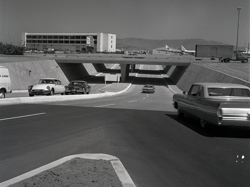 West Underpass at South Link Road, connecting South and North McDonnell Roads  1970