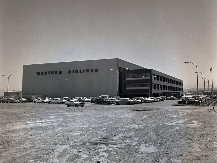 Western Airlines, 710 N. McDonnell Road  1969