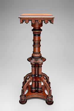 Modern Gothic pedestal  c. 1880–85