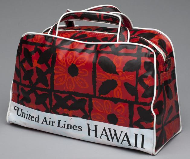 airline bag United Air Lines SFO Museum