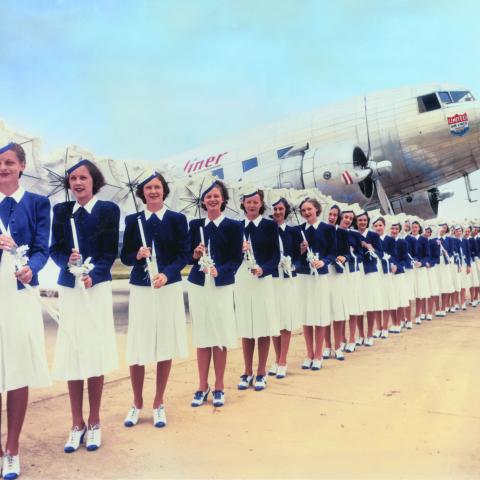 United Air Lines stewardesses