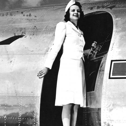 Transcontinental & Western Air hostess