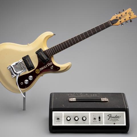 The Ventures’ Mosrite Mk.V NAMM Custom and Fender FR–1000 Solid State Reverb