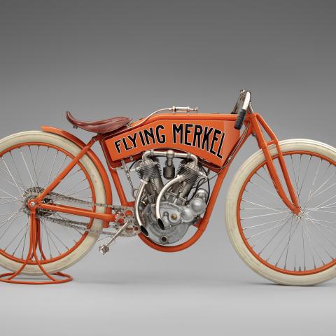 Flying Merkel twin-cylinder racer  1912