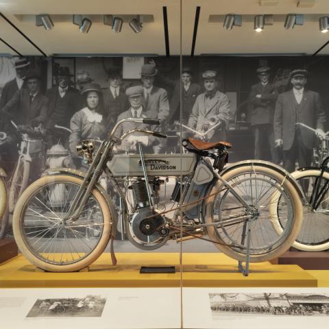 SFO Museum Gallery Image Early American Motorcycles