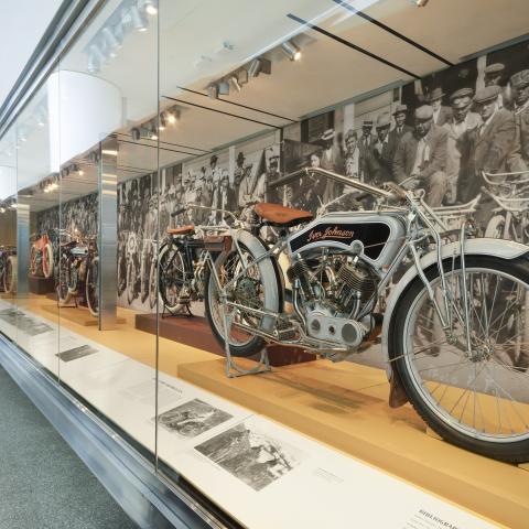 SFO Museum Gallery Image Early American Motorcycles