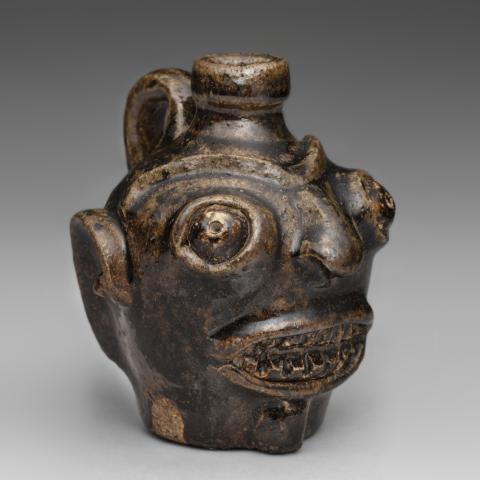 Face jug  c. 1862; unidentified enslaved African American potter