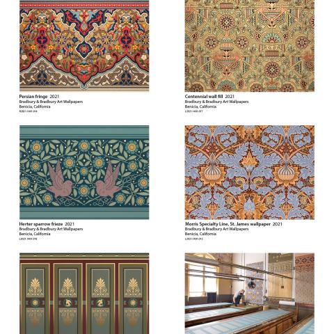 Press Images Index Victorian Papered Wall