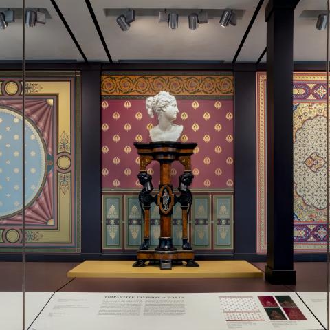 SFO Museum Gallery | Victorian Papered Wall