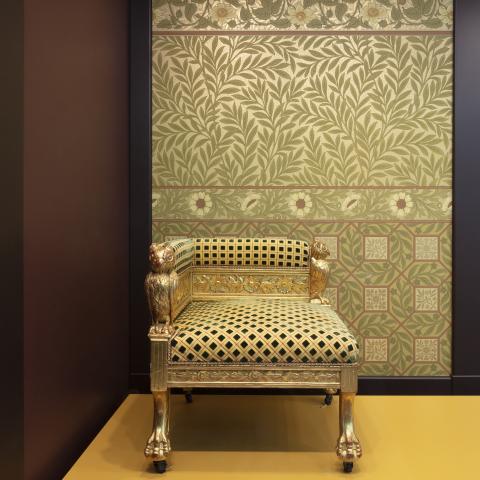 SFO Museum Gallery | Victorian Papered Wall