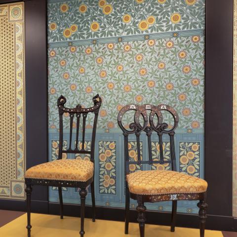 SFO Museum Gallery | Victorian Papered Wall